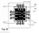 Fig. 35 - Polymer frame for a chip, such that the frame comprises at least one via in series with a capacitor