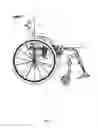 Fig. 02 - Wheelchair including a collapsible and/or angle adjustable backrest frame