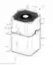 Fig. 01 - Air purifier device with ionizing means