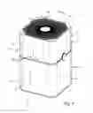 Fig. 02 - Air purifier device with ionizing means