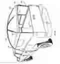 Fig. 14 - Stowable truck bed cover and height extender