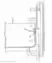 Fig. 01 - Device for concealing a plate associated with overflow plumbing