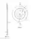 Fig. 08 - Device for concealing a plate associated with overflow plumbing