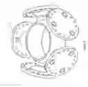 Fig. 07 - BLADE ROTATION ANGLE REGULATING AND BRAKING DEVICE FOR LARGE VERTICAL AXIS WIND TURBINE