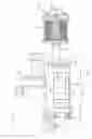Fig. 04 - Vibration isolator using externally pressurized sealing bellows and an external shaft