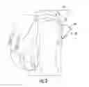 Fig. 04 - Movement and securement features for a structure, particularly a wearable article