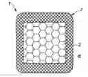 Fig. 01 - Prosthesis comprising a mesh and a strengthening means