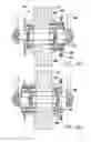 Fig. 10 - Bicycling exercise apparatus with multiple element load dispersion
