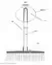 Fig. 02 - Rotating cap applied to the broomstick provided with an eyelet so that it can be hung to the wall