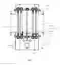 Fig. 18 - Apparatus for treating ballast water with ultraviolet rays, having double wiper structure