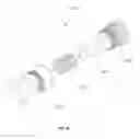 Fig. 23 - Apparatus for treating ballast water with ultraviolet rays, having double wiper structure