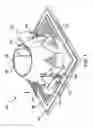 Fig. 02 - Optical and mechanical assembly for wall wash lighting