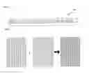 Fig. 03 - Touch panel having a patterned overcoating layer for reducing moiré pattern that intersects with an electrode pattern at an angle, liquid crystal display device including touch panel and method of forming touch panel