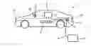 Fig. 01 - Motor vehicle with indication of a state of charge of an energy storage device