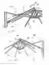 Fig. 09 - Umbrella having a pivot joint to provide additional degrees of freedom of orientation of its canopy