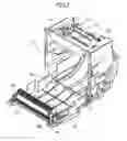 Fig. 03 - Printer including multiple cutter units that connect to each other through projections and grooves when lid is closed