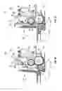 Fig. 31 - Device for handling single sheets, for introducing and distributing rectangular single sheets, especially bank notes, respectively into and out of a container