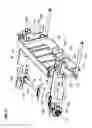 Fig. 10 - Device for handling single sheets, for introducing and distributing rectangular single sheets, especially bank notes, respectively into and out of a container