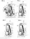 Fig. 14 - Device for handling single sheets, for introducing and distributing rectangular single sheets, especially bank notes, respectively into and out of a container