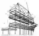Fig. 01 - Dual-function, sequential-task, lug-registry, pick and stack-align building-component handling system