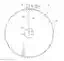 Fig. 01 - ROTARY SAW BLADE WITH TIPS OF VARYING LENGTH