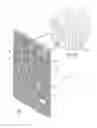 Fig. 10 - Panel with compressible projections and masonry wall system including the panel