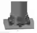 Fig. 40 - Base angle attachment assemblies