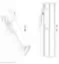 Fig. 34 - Combination sash lock and tilt latch with improved interconnection for blind mating of the latch to the lock