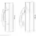 Fig. 35 - Combination sash lock and tilt latch with improved interconnection for blind mating of the latch to the lock