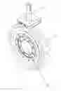 Fig. 01 - Triple eccentric valve with symmetric drain-proof ring applied no normal force to valve seat