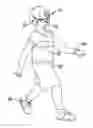 Fig. 01 - Head-mount display with exercise information displayed thereon