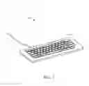 Fig. 08 - KEYBOARD WITH GEL CONTAINING CHAMBERS IN KEY CAP