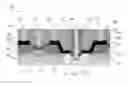 Fig. 01 - Method for manufacturing a transistor with self-aligned terminal contacts