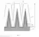 Fig. 03 - Three-dimensional conductive electrode for solar cell