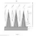 Fig. 06 - Three-dimensional conductive electrode for solar cell