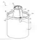 Fig. 01 - Ice Cream Maker with Collapsible Bucket