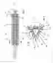 Fig. 03 - Applicator with a non-round core and a star-shaped bristle set