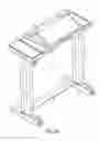 Fig. 05 - Overbed table with foldable top