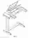 Fig. 06 - Overbed table with foldable top