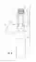 Fig. 12 - Shower caddy with shelf adjustably maounted along an elongate support member
