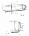 Fig. 27 - Shower caddy with shelf adjustably maounted along an elongate support member