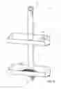 Fig. 35 - Shower caddy with shelf adjustably maounted along an elongate support member