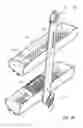Fig. 36 - Shower caddy with shelf adjustably maounted along an elongate support member