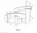 Fig. 09 - Shelving system with obscurable shelving