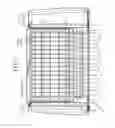 Fig. 14 - Vertical grill with external drip tray module