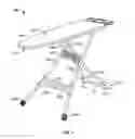 Fig. 02 - Ironing board with expandable legs