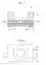 Fig. 12 - Light emitting apparatus with recessed reflective resin and protruding reflection frame