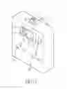 Fig. 12 - Wall socket having connecting module and wall switch having connecting module