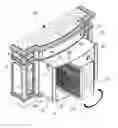 Fig. 01 - ROTATABLE FIREPLACE DUAL-PURPOSE CABINET