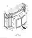 Fig. 02 - ROTATABLE FIREPLACE DUAL-PURPOSE CABINET